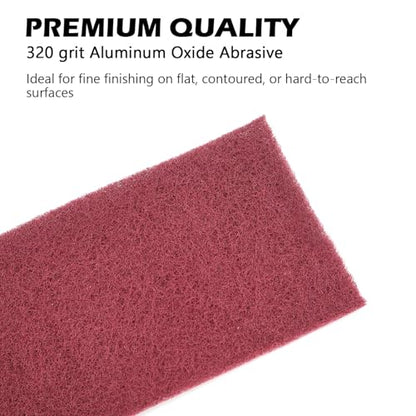 Maroon Scuff Pad Roll 5" x 7-1/2 ft - General Purpose Surface Prep for Auto Body, Woodworking & Paint - color: Maroon, style: 5 Inches * 7-1/2 Feet
