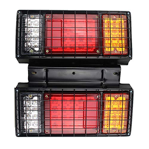 LIMICAR 40 LED Trailer Tail Lights with Iron Guard, 2 Pack