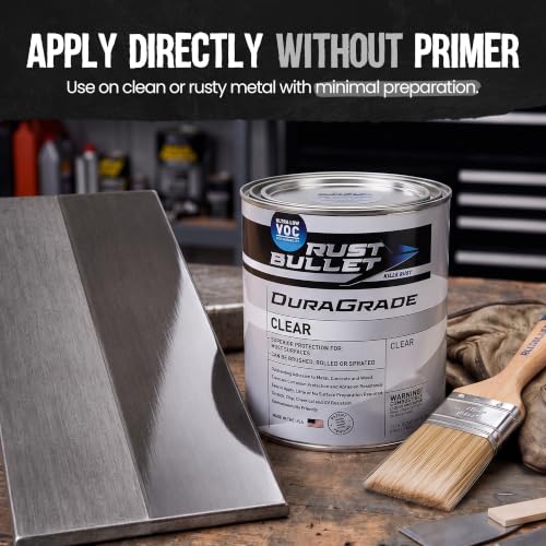 DuraGrade Clear - Durable Protective Clear Coat Sealer - Clear Gloss, 1Qt - size: 1 Quart (Pack of 1)