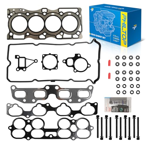 PHILTOP Head Gasket Kit for Nissan Altima/Sentra 2002-2006 2.5L - size: HS26261PT