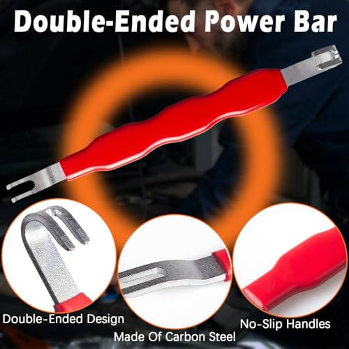 Electrical Disconnect Pliers Set – Automotive Electrical Tools & Connector Removal Tool Kit with Hose Clamp Pliers, Wire Terminal Separator, and Car Plug Connector - color: Red