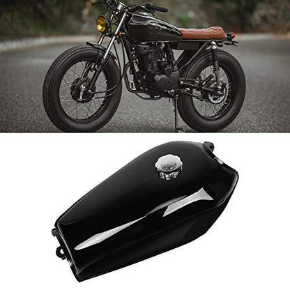 Motorcycles Fuel ,Universal Bright Black Retro Fuel Gas with Cover Switch Compatible for CG125, LIANGLIDE7SOXD9YZNA