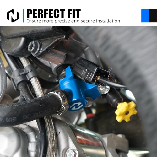 NICECNC Fuel Injector Rail Motorcycle Orange - color: blue
