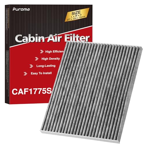 Puroma Cabin Air Filter Activated Carbon for CF11775 Ford Lincoln CAF1908P - style: CAF1775S