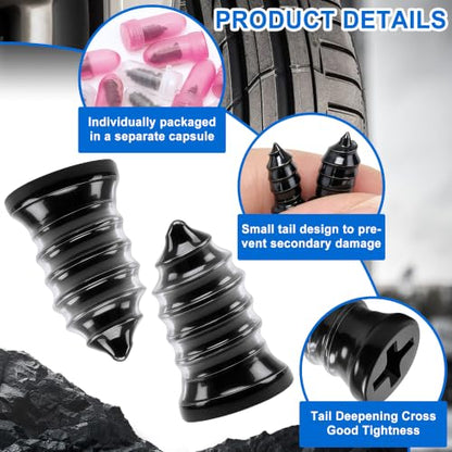68PCS Tire Repair Kits,Tire Repair Screws,Tire Plug Kits,
