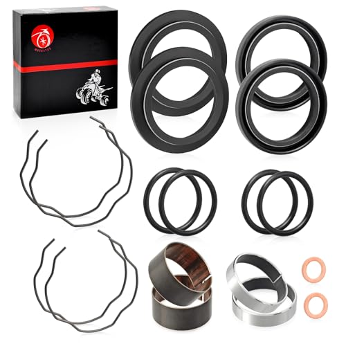 Fork Bushing Dust Oil Seals Kit For Yamaha V-Star 650 950 1100 1300 XVS650 XVS950 XVS1100 XVS1300 MT07 FZ07 XSR 700