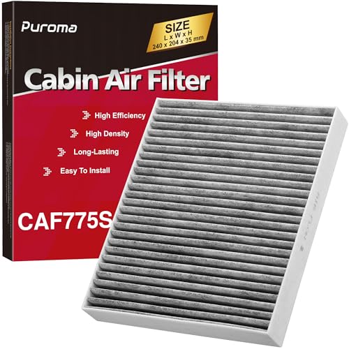 Puroma Cabin Air Filter Activated Carbon for CF10775 Buick Chevrolet Saab - style: CAF775S