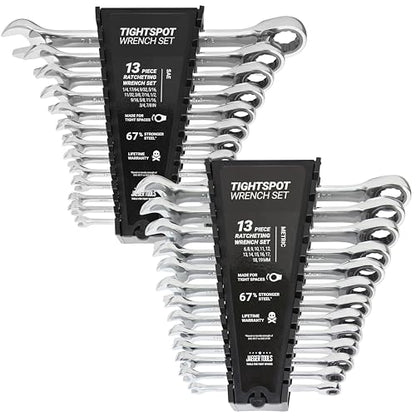 Jaeger 26pc Ratcheting Wrench Master Set - Metric & Inch/SAE Combination Sizes - size: 26pc Inch + Metric