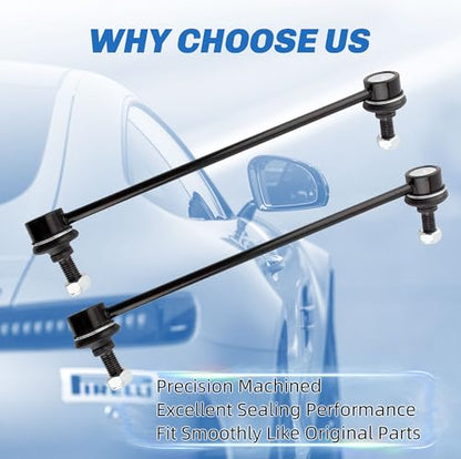 Stabilizer Sway Bar Link Front Compatible With Chevy Equinox, Pontiac Torrent, Saturn Vue Front Sway Bar End Links K80460, K80461 - size: K80460 & K80461
