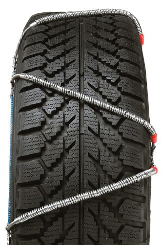 SCC SZ135 Super Z6 Cable Tire Chain for Passenger Cars, Pickups, and SUVs - Set of 2,Silver - size: SZ135 (Pack of 1)
