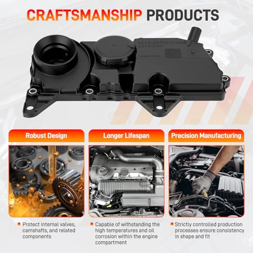 32140004 PCV Valve Oil Trap Engine Valve Cover with Gasket