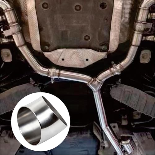 Stainless Steel Elbow 4" 45° Mandrel Bend Elbow-Thickness 16GA/.065" Wall, 304 Stainless Elbow Exhaust Tubing for Car Modified Exhaust Elbow Pipe, Stair Handrail (2 Pack)) - size: 4" 45° (2 Pack)