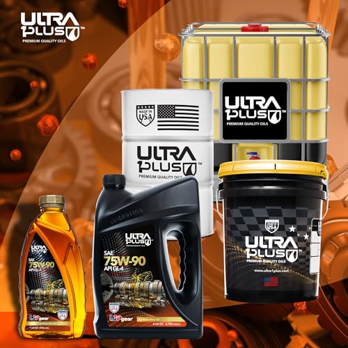 SAE 75W-90 Full Synthetic Gear Oil API GL-4 12 Quarts - size: 12 Quarts Pack