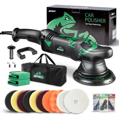 BATOCA 2026 New Dual Action Polisher Random Orbital Car Buffer 1100W