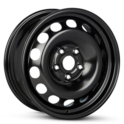 For 2005-2018 Volkswagen Jetta 16 Inch Painted Black Rim - OE Direct Replacement - Road Ready Car Wheel - size: Fits: 2005-2018 Volkswagen Jetta - 16x6.5
