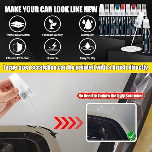 Car Touch Up Paint(Granite Crystal Metallic(PAU/LAU)) for Chrysler, - color: Granite Crystal Metallic(PAU/LAU) for 2023 Pacifica/2023 Pacifica Plug-in Hybrid/2024 Voyager/2023 Voyager