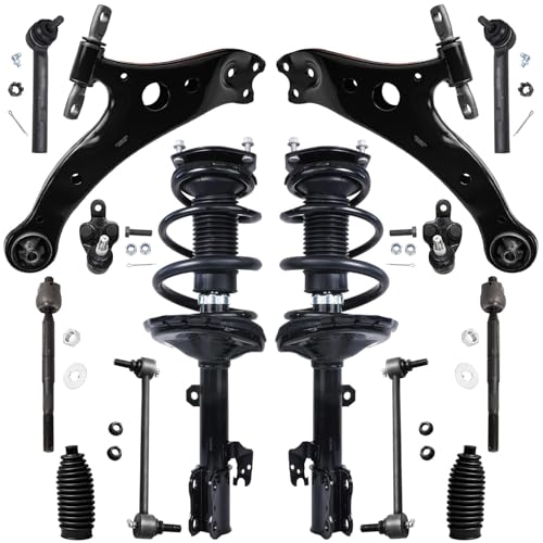 Detroit Axle - Front Suspension Kit for 04-07 Toyota Highlander Replacement - size: 14CQS1201826/Big Kit