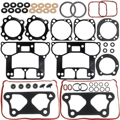 54 Pcs Top End Gasket Set for Sportster 1200 XL1200 Forty Eight