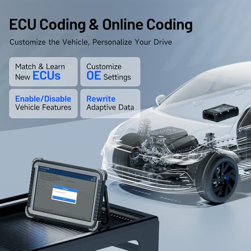 TOPDON Phoenix Plus 2 Scan Tool with ECU Coding, Bidirectional Control