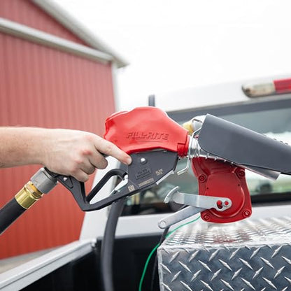 Fill-Rite N100DAU12 1” 3 to 25 GPM Heavy Duty Automatic Fuel Transfer Nozzle, Red | For Gasoline, Diesel, Biodiesel up to B20, E15 & Kerosene - style: 1" Auto Nozzle (Red)