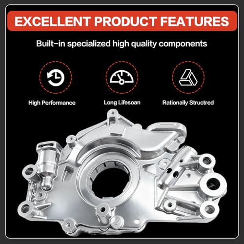 12686433 Engine Oil Pump with Solenoid for 4.3L 5.3L 6.2L 2014-2020 - size: YB011