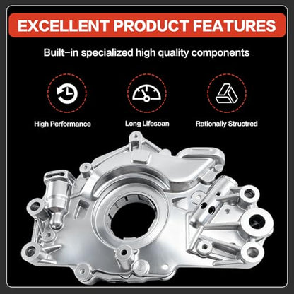 12686433 Engine Oil Pump with Solenoid for 4.3L 5.3L 6.2L 2014-2020 - size: YB011