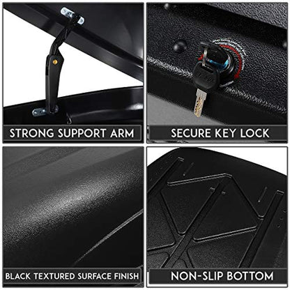 Hard Shell Roof Top Cargo Carrier Waterproof Travel Luggage Box
