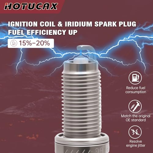 UF532 Ignition Coils & Iridium Spark Plug Set, 4 Pack - size: UF532 & Spark Plugs