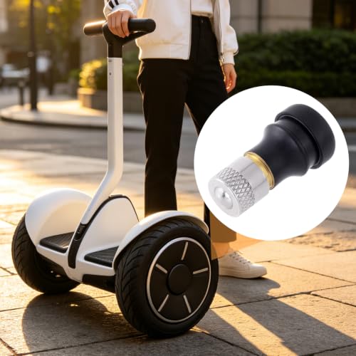 Tubeless Tire Valve Stems for Electric Scooter - color: Black, 1Pcs