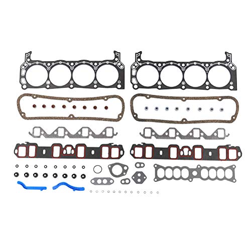 DNJ HGS4104 Graphite Cylinder Head Gasket Set for 1986-1990 Ford, Lincoln, Mercury Capri, Colony Park, Continental 5.0L V8 16V OHV 302cid