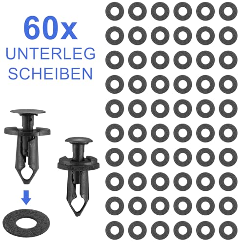 Uolor 265PCS Car Bumper Retainer Clips Plastic Rivets Auto Fasteners Push Retainer Kit Most Popular Sizes Auto Push Pin Rivets Set -Door Trim Panel Fender Clips for GM Ford Toyota Honda Chrysler