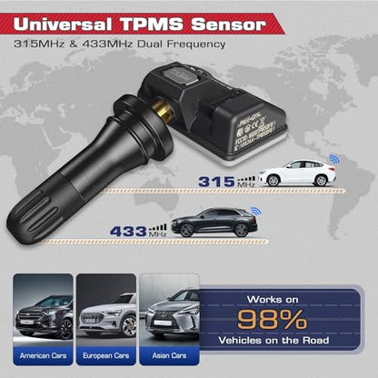 Autel TPMS MX Sensor 315/433MHz 2-in-1 Universal Tire Sensor 2PCS