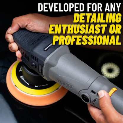 Chemical Guys BUF503 TORQX Random Orbital Polisher (Safe for Cars, Trucks, SUVs, & More) 700W, Orbit 8mm, 4.7 lb - size: 1 ITEM KIT