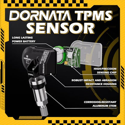 TPMS Sensor,Pre-Programmed Tire Pressure Monitor System for Ford Lincoln - size: 1Pcs