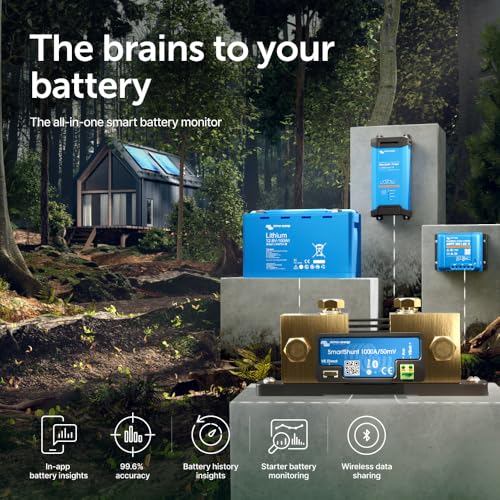 Victron Energy SmartShunt Battery Monitor 6.5V-70V, 1000 amp - size: 1000 Amp