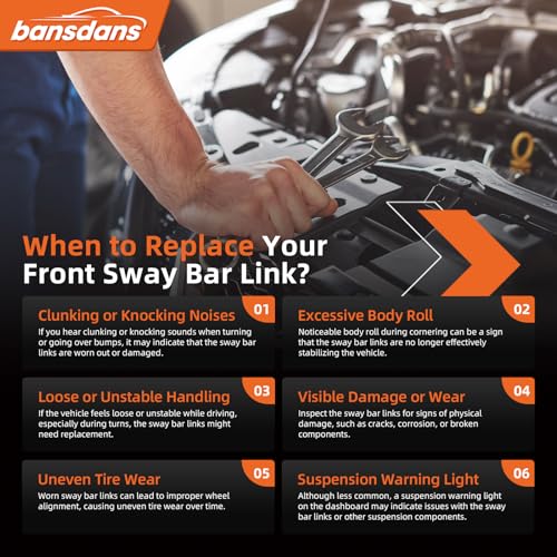 927-100 Front Suspension Stabilizer Bar Kit，[33mm] Front Sway Bar with Sway Bar Link Kit Fit For Chevy Buick Pontiac Impala Limited Monte Carlo Venture Century Regal Grand Prix Trans Sport