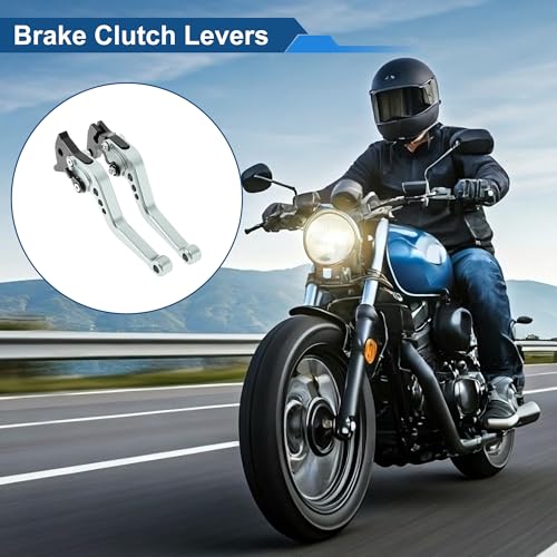 Short Brake Clutch Levers for Yamaha Raptor 660 2001-2004 1 Pair - color: Titanium Tone