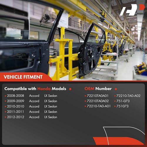 A-Premium Front Passenger Side Power Window Regulator with Motor (2-Pin) - style: Front Passenger Side