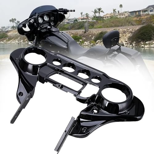 TCT-MOTORPARTS Gloss Black Batwing Inner Fairing Fits for Harley Touring Electra Glide Street Glide 2014-2023 - color: Inner Fairing Gloss Black
