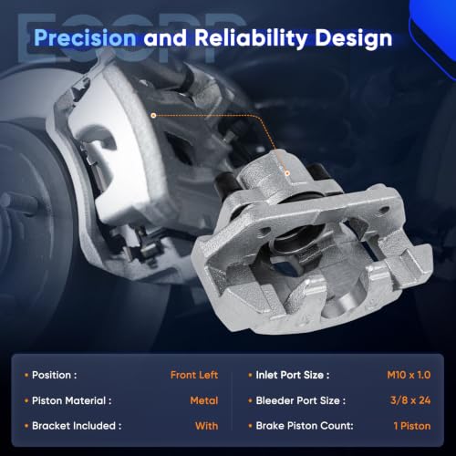 ECCPP 18B4778 Front Left Disc Brake Caliper Assembly - size: Front Left[18B4778]