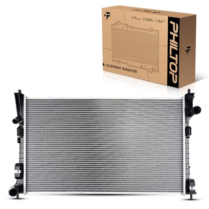 PHILTOP CU2937 Engine Coolant Aluminum Radiator Fit for 2007-2011 Edge, 2012-2014 Edge 3.5L, 2013-2019 Taurus 3.5L, 2008-2012 Taurus, 2007-2015 MKX, 2010-2012 Flex 3.5L, 2010-2016 MKS 3.7L - size: Edge, Taurus, MKX, Flex, Taurus X, MKS 3.5L 3.7L