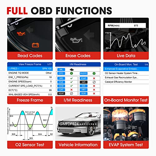 Autel AL539B OBD2 Scanner Battery Tester, 2.0 of AL519 AL539 Code Reader