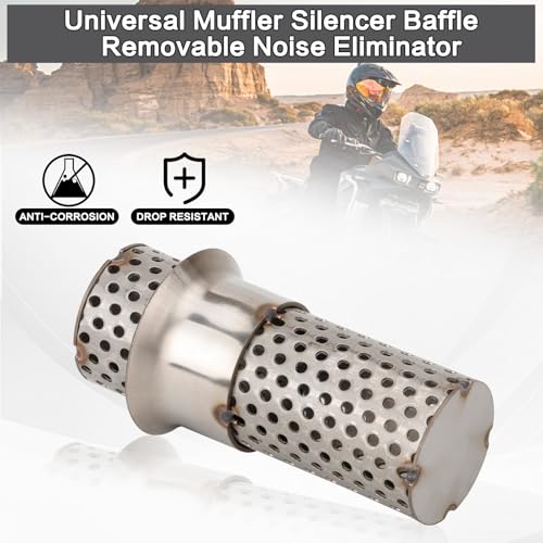 Motorcycle 51mm DB Killer Universal Exhaust Baffle Silencer - size: 51mm - Air Hole Model