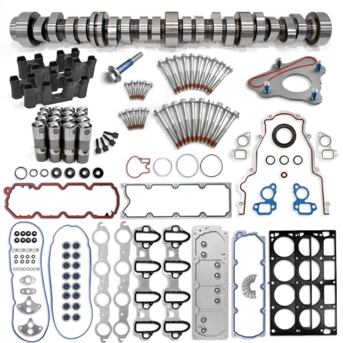 NON-AFM 5.3 Camshaft Kit Fit for 2007-2013 Chevrolet Avalanche Silverado 1500 Tahoe Trailblazer, GMC Sierra Yukon Envoy, Buick SAAB Isuzu, w/Head Gasket Valley Cover Gasket # ES72220