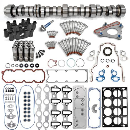 NON-AFM 5.3 Camshaft Kit Fit for 2007-2013 Chevrolet Avalanche Silverado 1500 Tahoe Trailblazer, GMC Sierra Yukon Envoy, Buick SAAB Isuzu, w/Head Gasket Valley Cover Gasket # ES72220