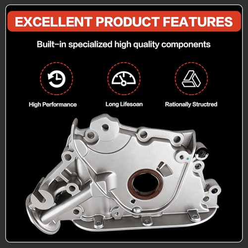 Engine Oil Pump with Gasket for Hyundai Elantra 1996-2012 - size: YB010