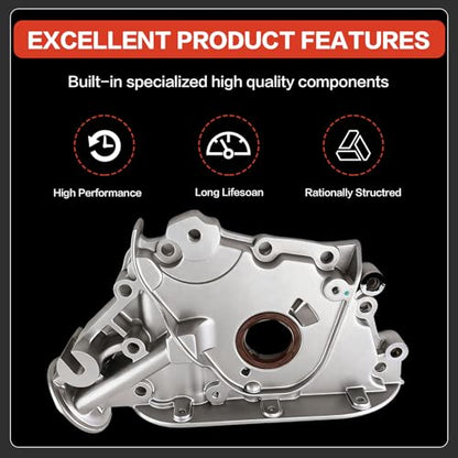 Engine Oil Pump with Gasket for Hyundai Elantra 1996-2012 - size: YB010