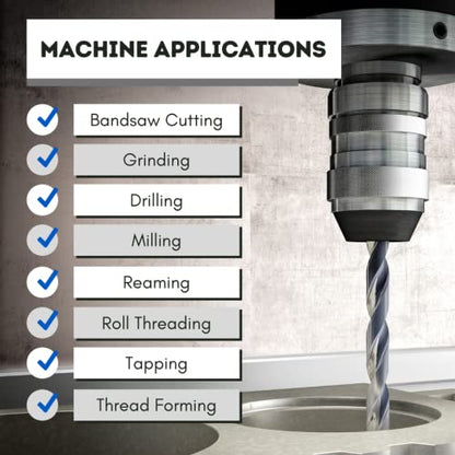 Machining Fluid with Low Foam by Fusion Chemical | Fusion Cool 2275 LF | General Purpose Coolant with Exceptional Low Odor, High-Lubricity | Semi-Synthetic | Microemulsion (5 Gallon Pail) - size: 5 Gallon