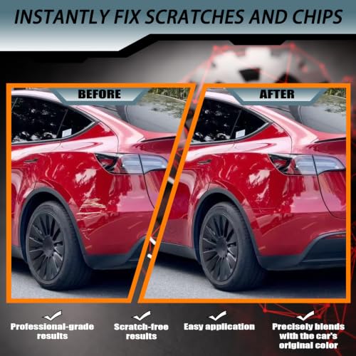 (Red Multi-Coat PPMR) Touch up Paint for Tesla Model Y/3/X/S - color: Car Touch up Paint(Red Multi-Coat(PPMR)) Compatible with Tesla Model Y/3/X/S