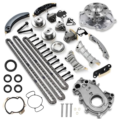 3.6 Timing Chain Kit w/Water Pump Oil Pump fit GMC Acadia Chevy traverse - size: 3.6 Timing Chain Kit w/Water Pump Oil Pump
